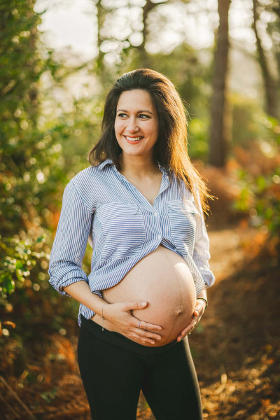 Pregnancy portrait Bournemouth photo shoot