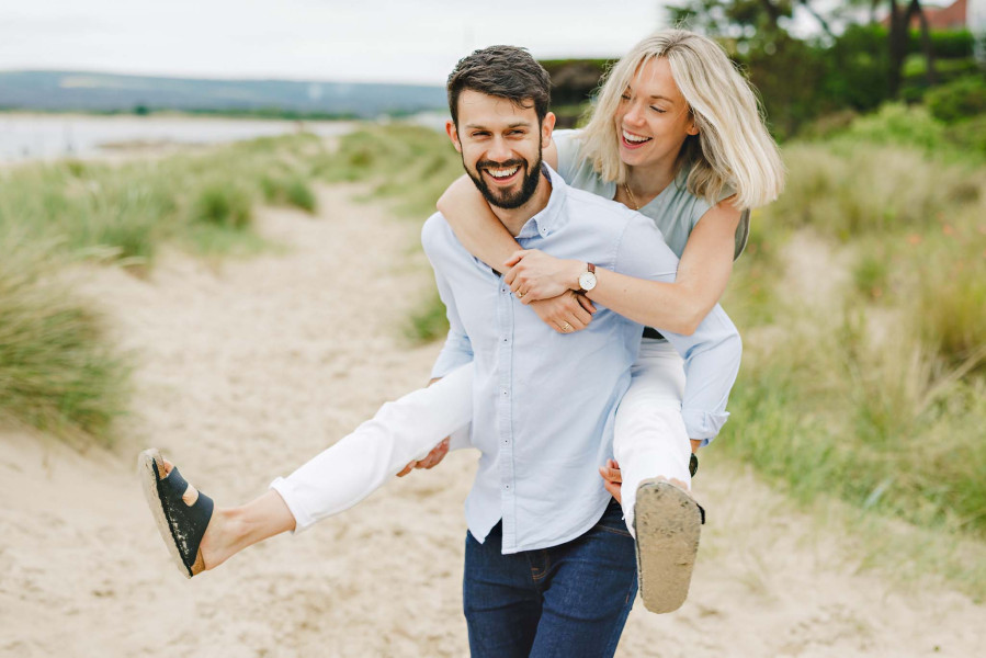 Beach couples shoot Poole