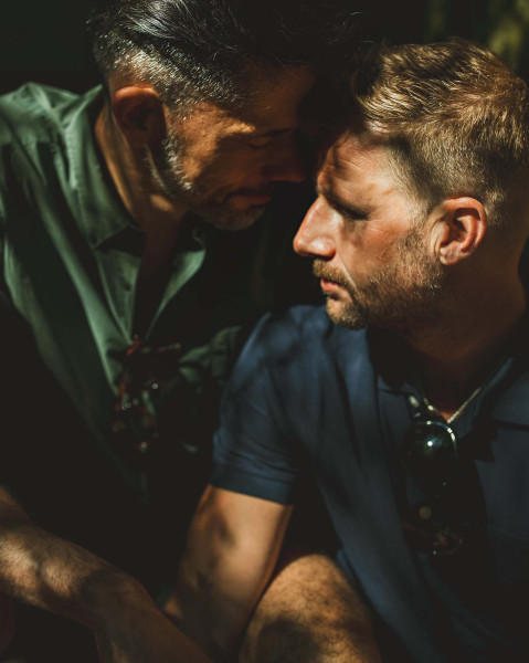 Couples portrait gay couple London