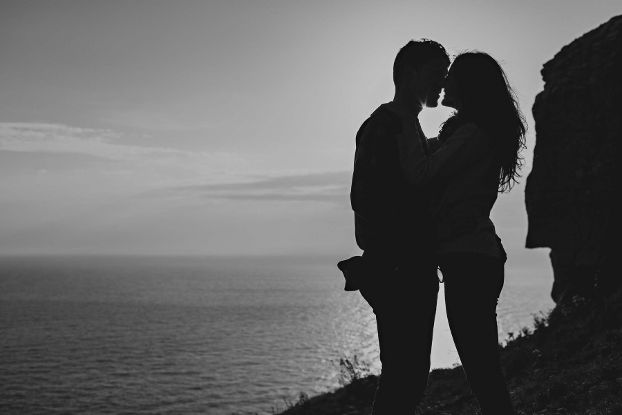 Jurassic coast adventure couples shoot
