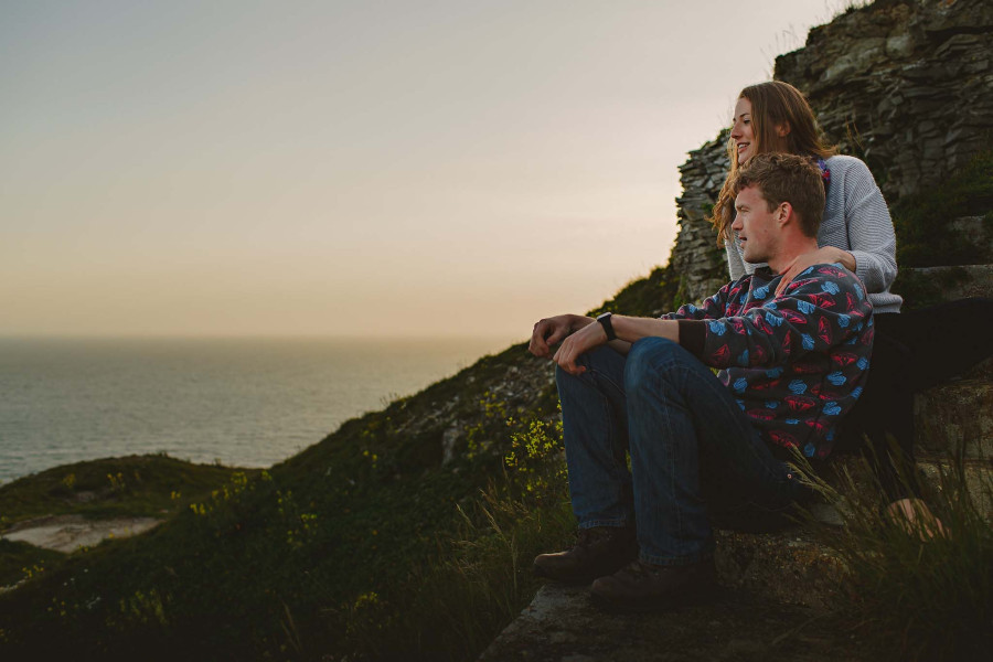 Jurassic coast couples shoot