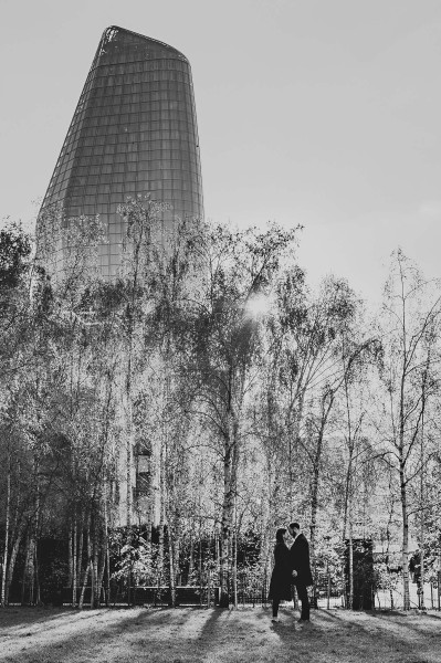 Portrait of couple south bank London