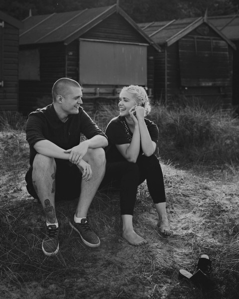 Studland couples portrait shoot