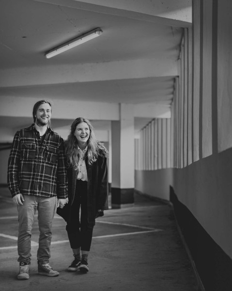 Urban styled couples shoot