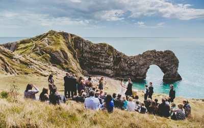 Destination wedding photography | Durdle Door, Dorset | Jana+Matt