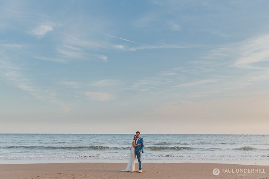 Bournemouth beach wedding | Documentary photographer | Jess+Ollie