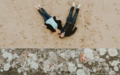 Boscombe Pier pre-wedding shoot with Carly+Stephen | Dorset wedding photographers