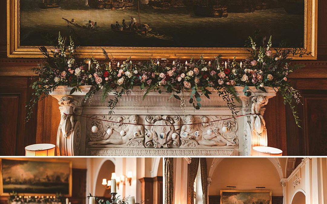 Minterne House Dorset Christmas wedding | Olivia+Josh