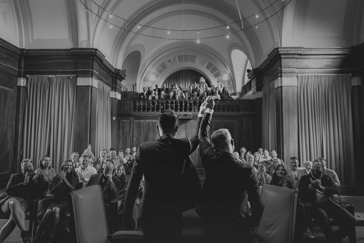 Gay wedding photography in Dorset