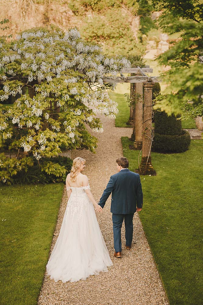Couple portraits during documentary wedding photography in Dorset