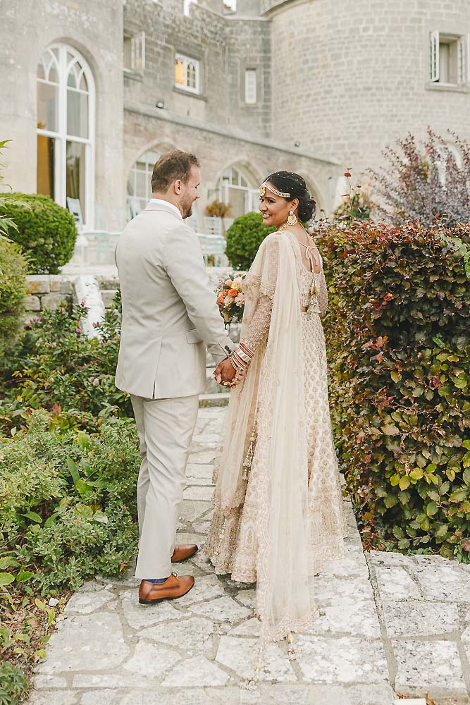 Couple at a destination wedding photographed in natural documentary style by Paul Underhill