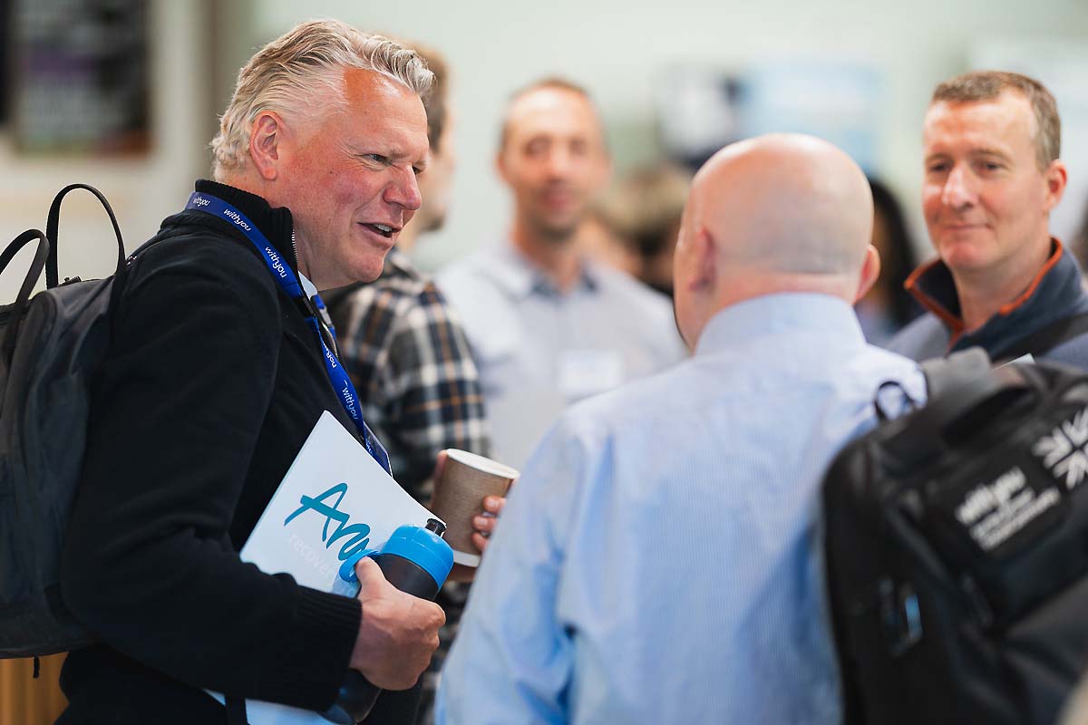 Discreet event photography for a charity conference