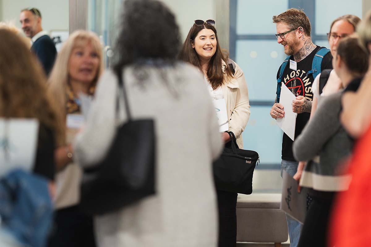 Discreet event photography for a charity conference