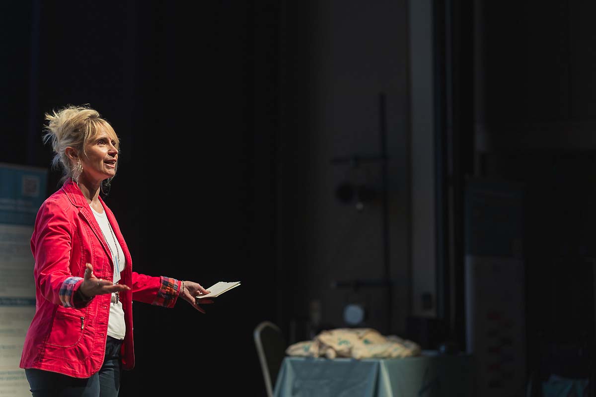 Delegate interactions at a Dorset charity event