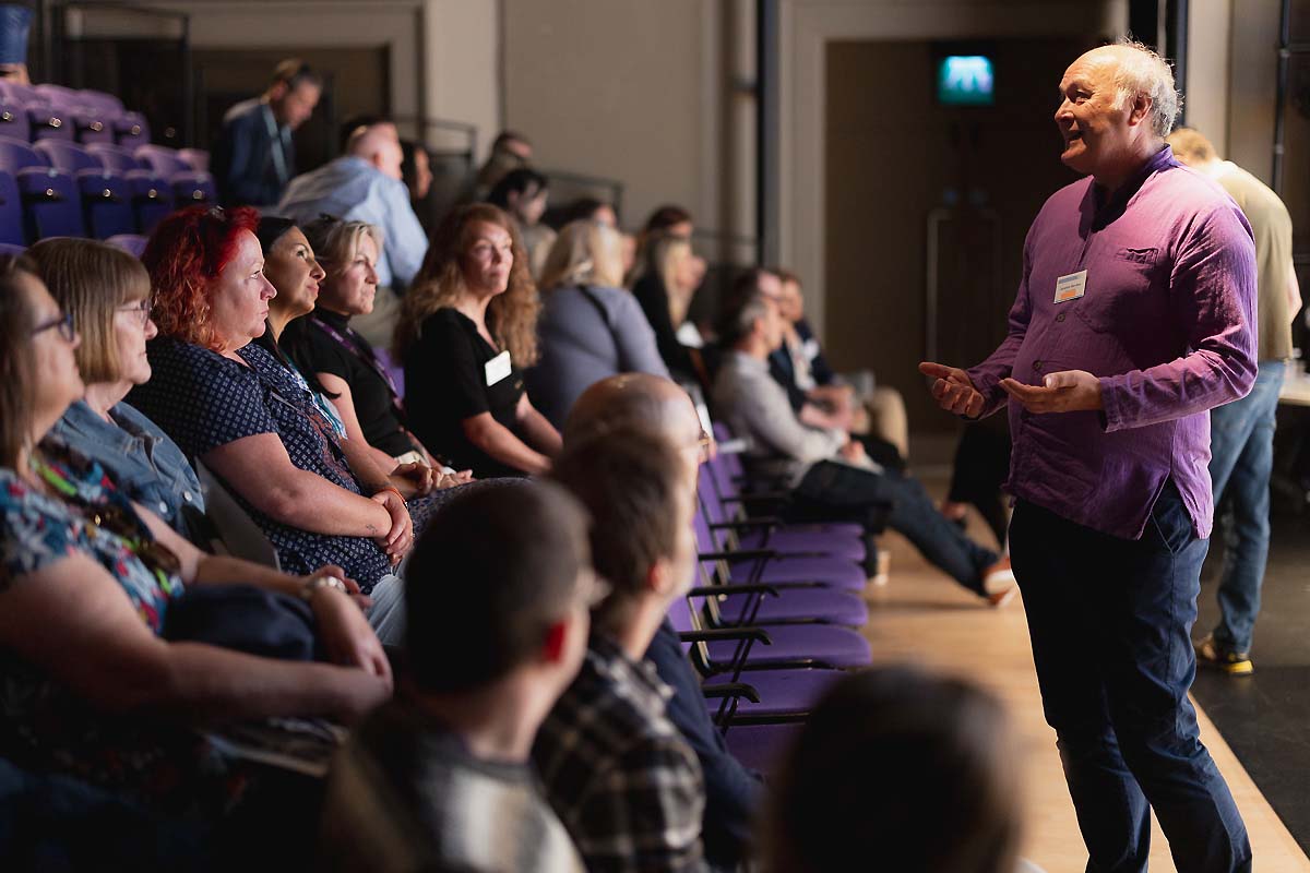 Professional coverage of a local charity conference