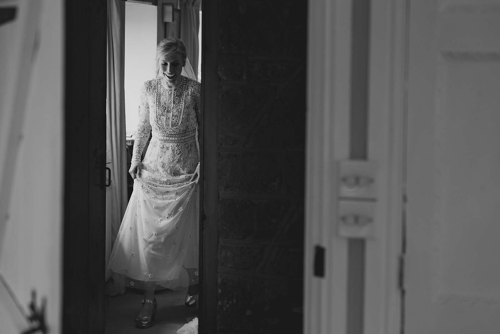 The quiet moment just before Faye enters the room