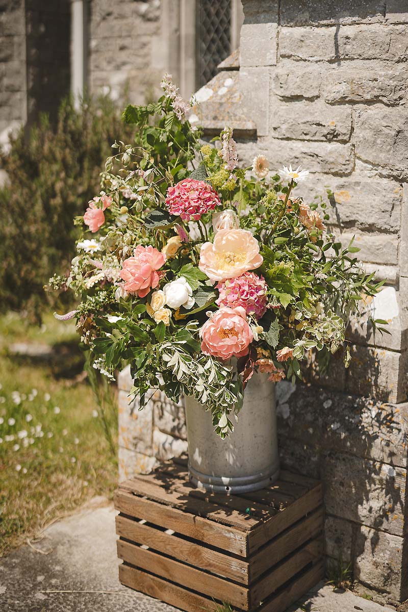 St George’s Church wedding ceremony in Langton Matravers, Dorset