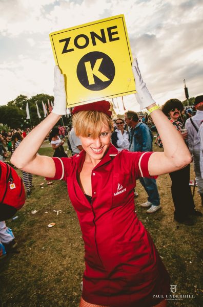 Festival crowd portraits