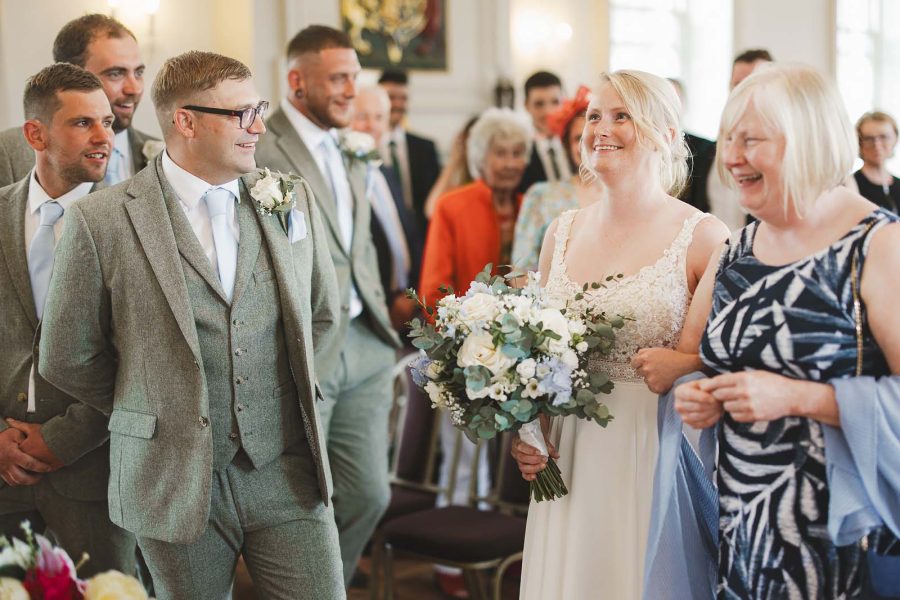 Poole Guildhall register office wedding ceremony