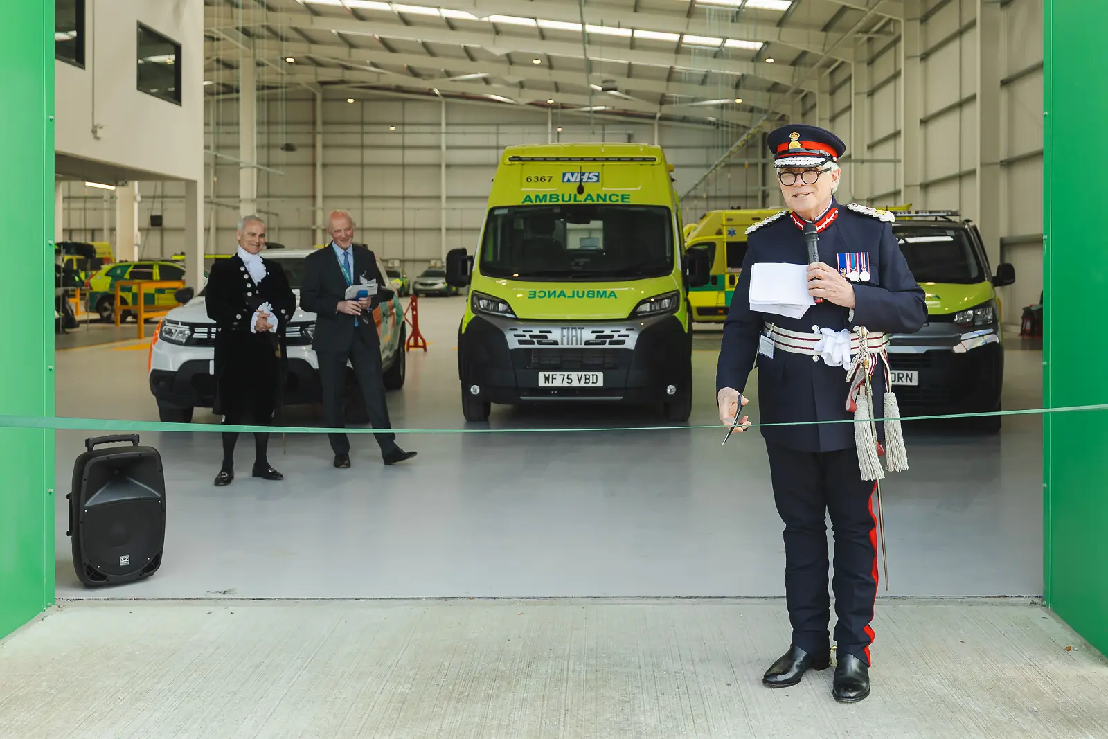 Opening ceremony event photography for a new commercial building in Dorset