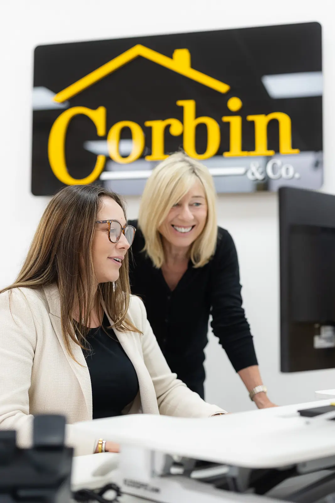 Commercial photography for Corbin & Co Estate Agents in Bournemouth, covering website images, team headshots, office lifestyle and PR photography.