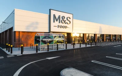 Photographing the M&S Store Opening in Poole
